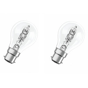 Set of 2 / 6 / 12 bulbs - B22 Baillonette - energy saving - 70W/105W