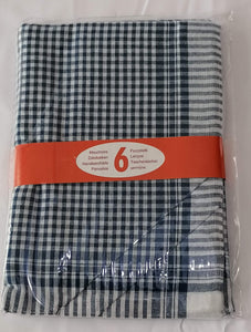 Lot De 12 Mouchoirs Homme 40x40cm En 100% Coton - Réutilisables, 3 Couleurs Classiques