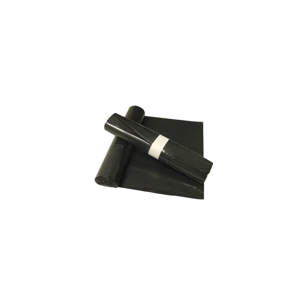 Lot de 50 Sacs poubelle 50 Litres noir – Résistants, Soudure étoile, Liens coulissants – Idéal pour Collecte des Déchets Domestiques et Professionnels