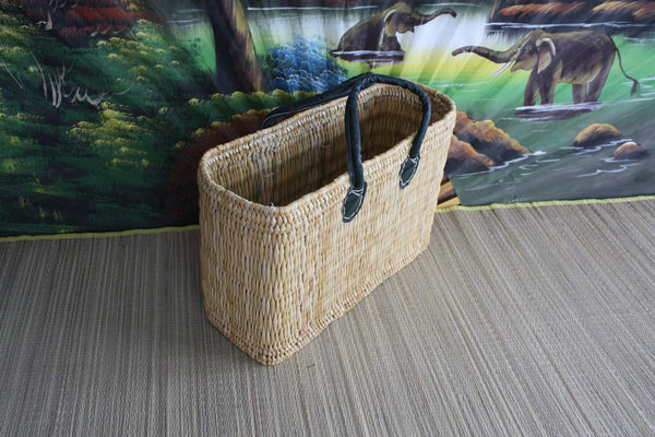 Superb LARGE MOROCCAN XXL Basket - 3 sizes - tote bag - ideal shopping, markets, work, beach...