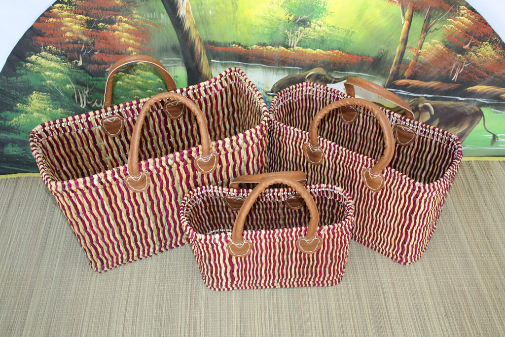 Sac à dos Farmer Market en osier avec bretelles en toile résistante - France Sac à dos Farmer Market en osier avec bretelles en toile résistante - France