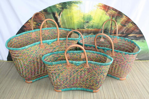 Superb LARGE XXL basket from MADAGASCAR - 3 sizes - tote bag - ideal shopping, markets, work, beach... raffia palm reed rush
