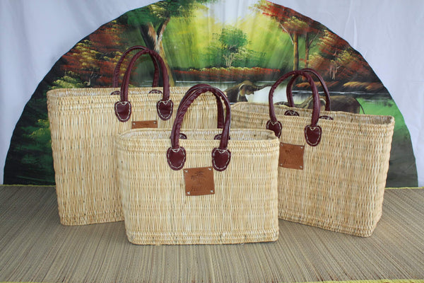 Soft Wicker Basket - 3 sizes - Large Giant XXXL Bag &amp; Tote!!! For shopping, markets, beach ... rush reed - Huléti -