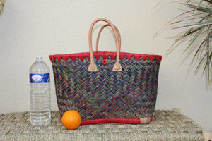 Superb Basket tote bag - 3 SIZES - hand-woven - ideal shopping, markets, work, beach, decoration...