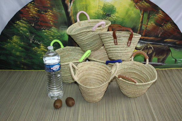 Beautiful little basket for children. Girl and boy. Hand-woven - basket bag for storage of toys &amp; cuddly toys