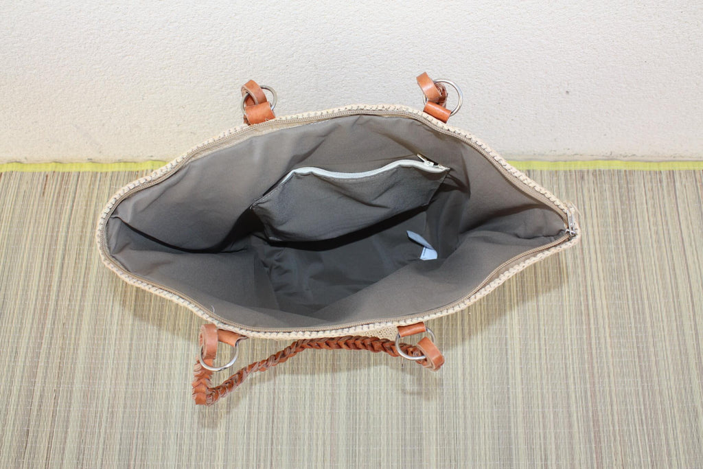 sac crochet raphia de Madagascar , maille serrée, anses sac crochet raphia de Madagascar , maille serrée, anses
