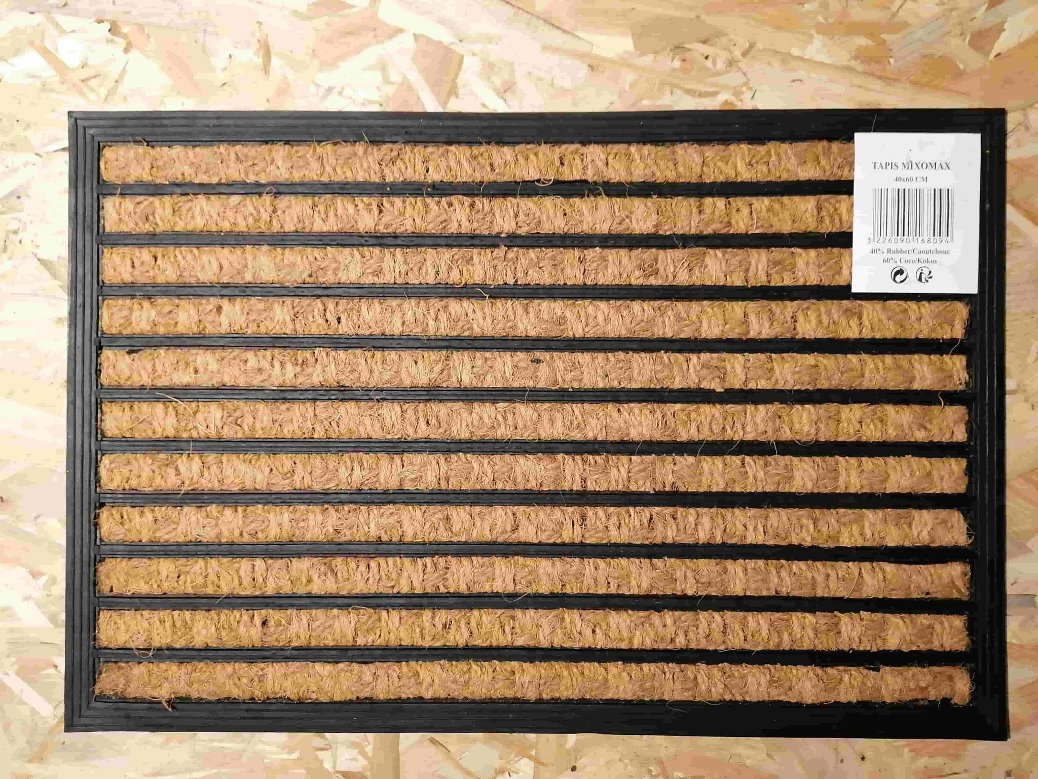 Entrance Doormat 40x60cm - Rubber &amp; Coconut - Non-slip - SEVERAL MODELS